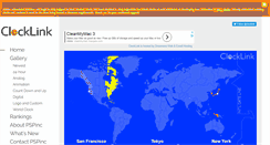 Desktop Screenshot of clocklink.com